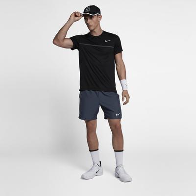 Nike Mens Court Dry 7 Inch Tennis Shorts - Thunder Blue/White - main image