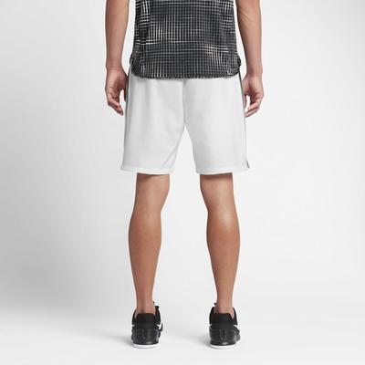 Nike Mens Dry 9 Inch Tennis Shorts - White