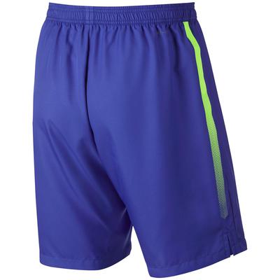 Nike Mens Dry 9 Inch Tennis Shorts - Paramount Blue/Ghost Green - main image