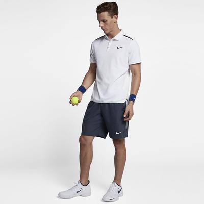 Nike Mens Dry 9 Inch Tennis Shorts - Thunder Blue/White - main image