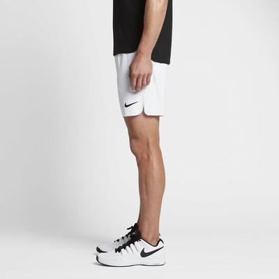 Nike Mens Flex 7 Inch Tennis Shorts - White