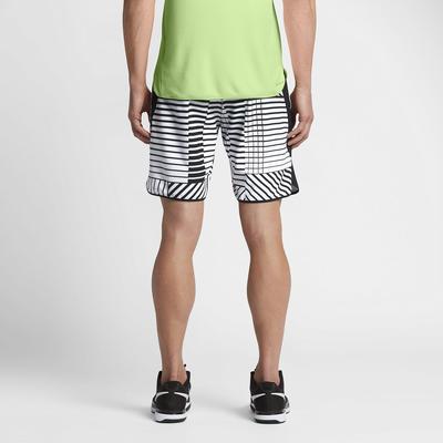 Nike Mens Flex 9 Inch Tennis Shorts - White/Black - main image