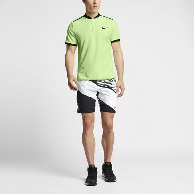 Nike Mens Flex 9 Inch Tennis Shorts - White/Black - main image
