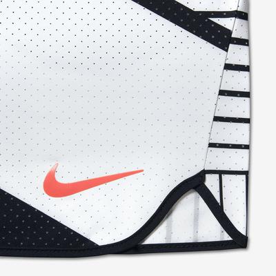 Nike Mens Flex 9 Inch Tennis Shorts - White/Black - main image