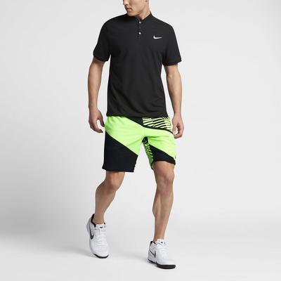 Nike Mens Flex 9 Inch Tennis Shorts - Ghost Green/Black - main image