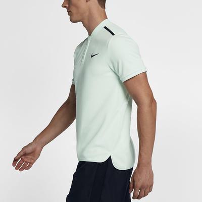 Nike Mens Court Advantage Polo - Barely Green/Black - main image