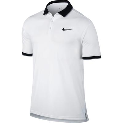 Nike Mens Dry Tennis Polo - White/Black - main image