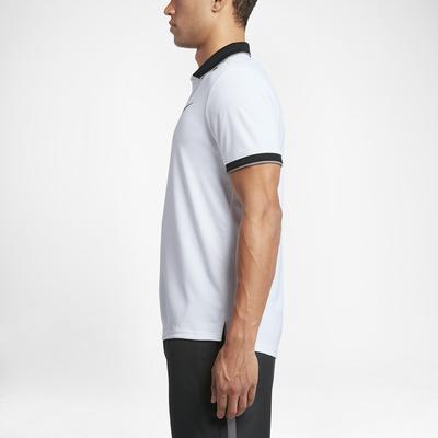 Nike Mens Dry Tennis Polo - White/Black - main image