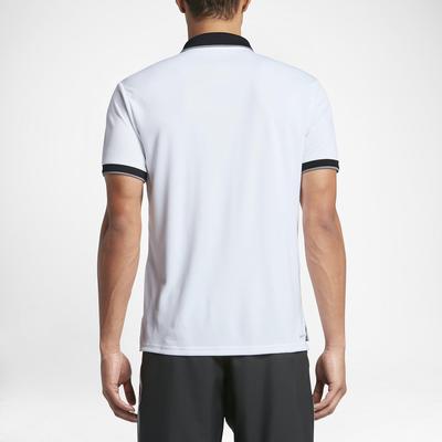 Nike Mens Dry Tennis Polo - White/Black - main image