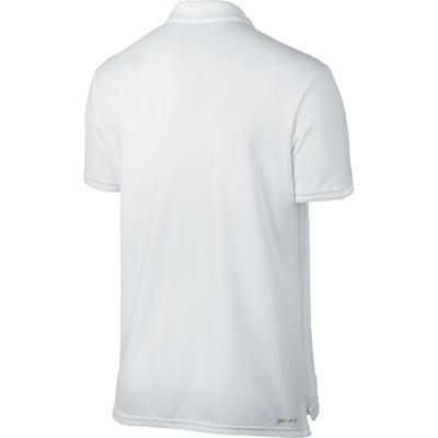 Nike Mens Dry Tennis Polo - White