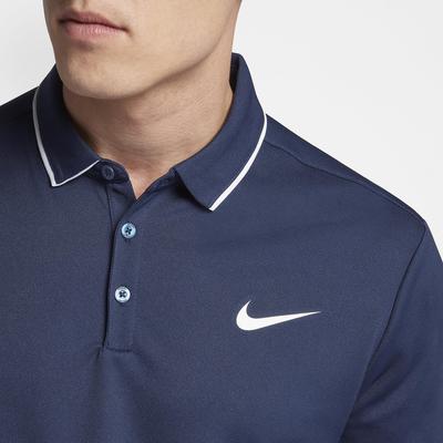 Nike Mens Dry Tennis Polo - Midnight Navy/White - main image