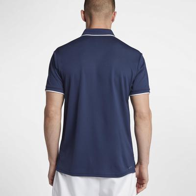 Nike Mens Dry Tennis Polo - Midnight Navy/White - main image