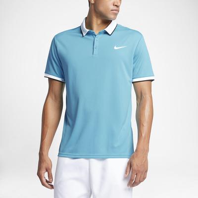 Nike Mens Dry Tennis Polo - Vivid Sky Blue - main image