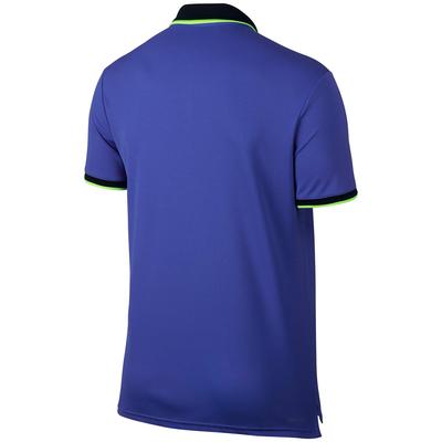 Nike Mens Dry Tennis Polo - Paramount Blue/Ghost Green - main image