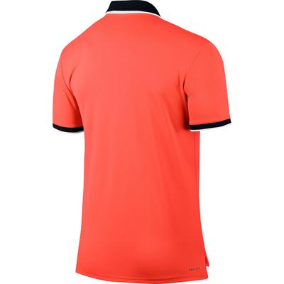 Nike Mens Dry Tennis Polo - Hyper Orange/Black - main image