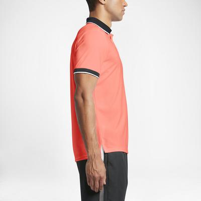 Nike Mens Dry Tennis Polo - Hyper Orange/Black - main image