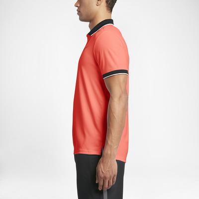 Nike Mens Dry Tennis Polo - Hyper Orange/Black - main image