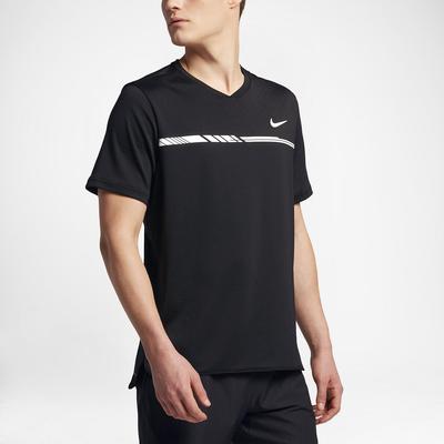 Nike Mens Dry Challenger Tennis Top - Black - main image