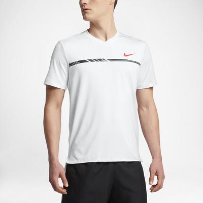 Nike Mens Dry Challenger Tennis Top - White - main image