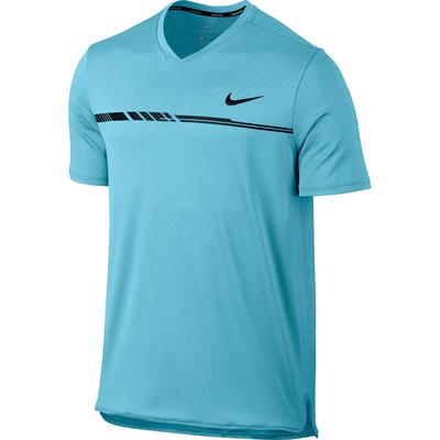 Nike Mens Dry Challenger Tennis Top - Sky Blue - main image