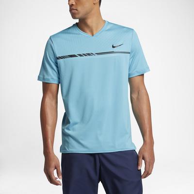 Nike Mens Dry Challenger Tennis Top - Sky Blue - main image