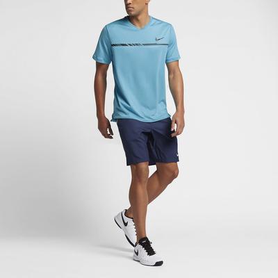 Nike Mens Dry Challenger Tennis Top - Sky Blue - main image