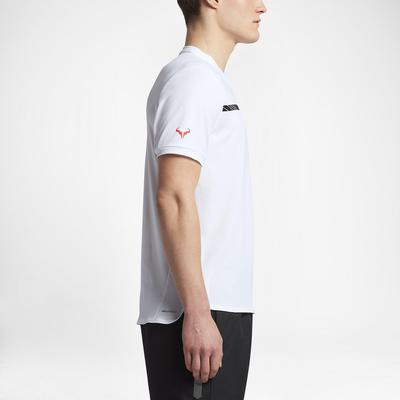 Nike Mens AeroReact Rafa Challenger Top - White/Hyper Orange