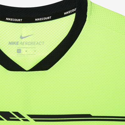 Nike Mens AeroReact Rafa Challenger Top - Ghost Green/Black - main image