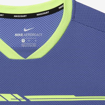 Nike Mens AeroReact Rafa Challenger Top - Paramount Blue - main image