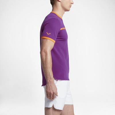 Nike Mens AeroReact Rafa Challenger Top - Vivid Purple/Tart - main image
