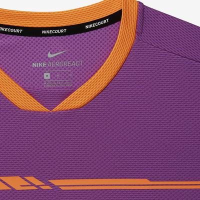 Nike Mens AeroReact Rafa Challenger Top - Vivid Purple/Tart - main image