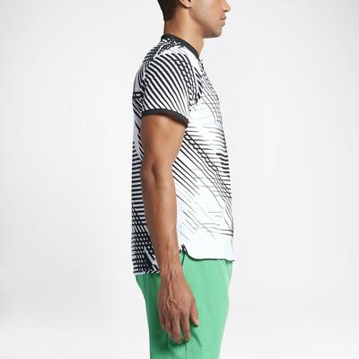 Nike Mens RF Advantage Tennis Polo - White/Black - main image