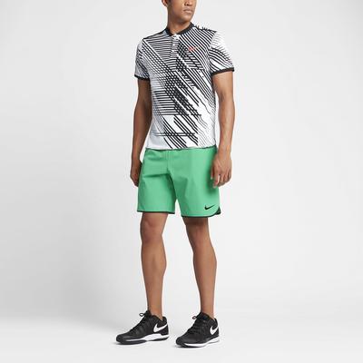 Nike Mens RF Advantage Tennis Polo - White/Black - main image