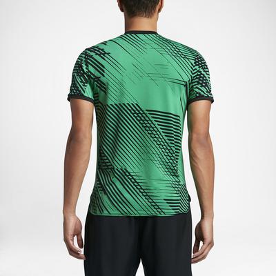 Nike Mens RF Advantage Tennis Polo - Stadium Green/Black - main image