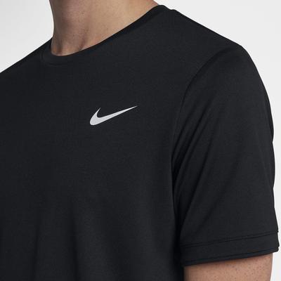 Nike Mens Dry Tennis Top - Black - main image