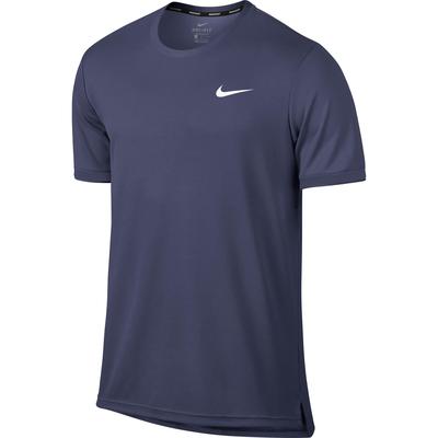 Nike Mens Court Dry Tennis Top - Blue Recall/White - main image