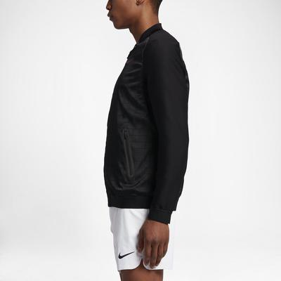 Nike Mens Rafa Tennis Jacket - Black/Vivid Purple - main image