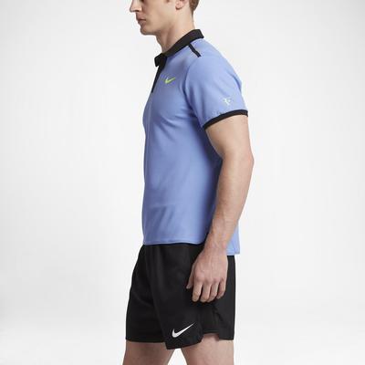 Nike Mens RF Advantage Polo - Polar Blue/Black