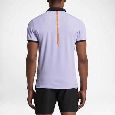 Nike Mens RF Advantage Polo - Hydrangeas/Black
