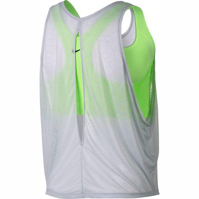 Nike Womens Training Tank - Pure Platinum/Ghost Green - main image