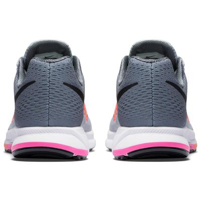 Nike Womens Air Zoom Pegasus 33 Running Shoes - Grey/Pink - main image