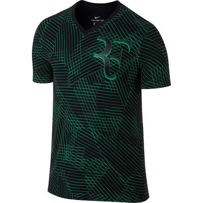 Nike Mens RF Tee - Black/Stadium Green