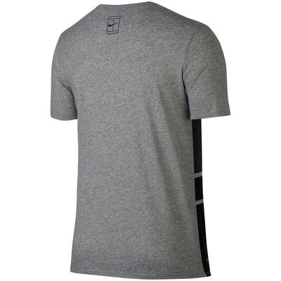 Nike Mens Dry Tennis T-Shirt - Dark Grey Heather