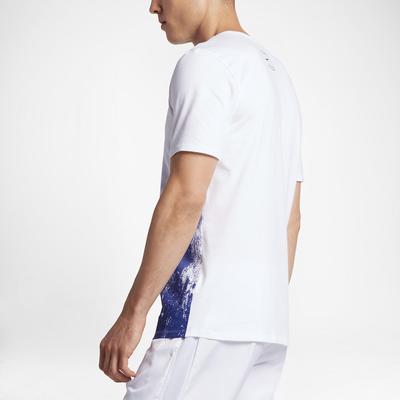 Nike Mens Rafa T-Shirt - White/Paramount Blue - main image
