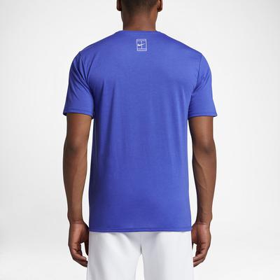 Nike Mens Court Dry Tennis Tee - Paramount Blue - main image