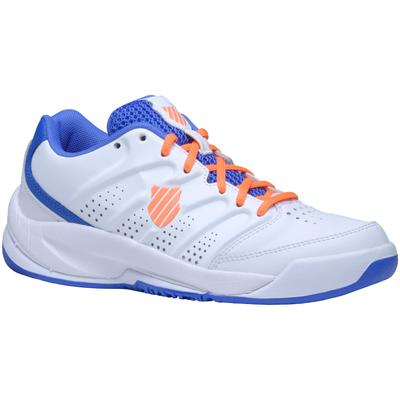 K-Swiss Kids Ultrascendor Omni Tennis Shoes [Sizes J3-J5 1/2] - White/Blue - main image