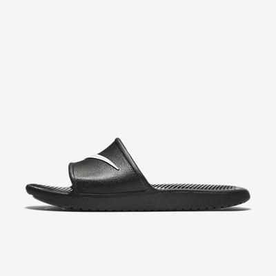 Nike Mens Kawa Shower Slide (Flip Flops) - Black/White - Tennisnuts.com