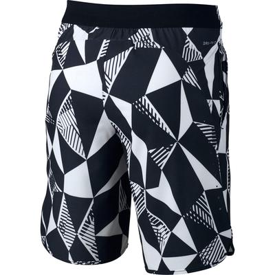 Nike Boys Flex Ace Nylon Tennis Shorts - White/Black - main image