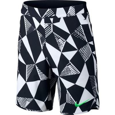 Nike Boys Flex Ace Nylon Tennis Shorts - White/Black - main image