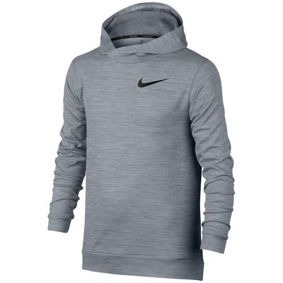 Nike Boys Dry Training Hoodie - Pure Platinum/Stealth Grey - main image